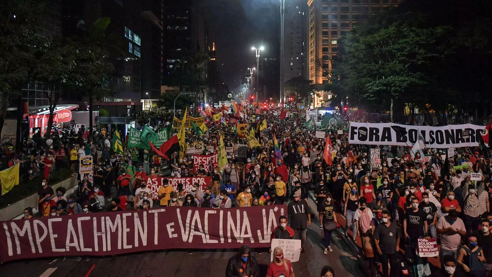 Rally against Bolsonaros COVID-19 policies