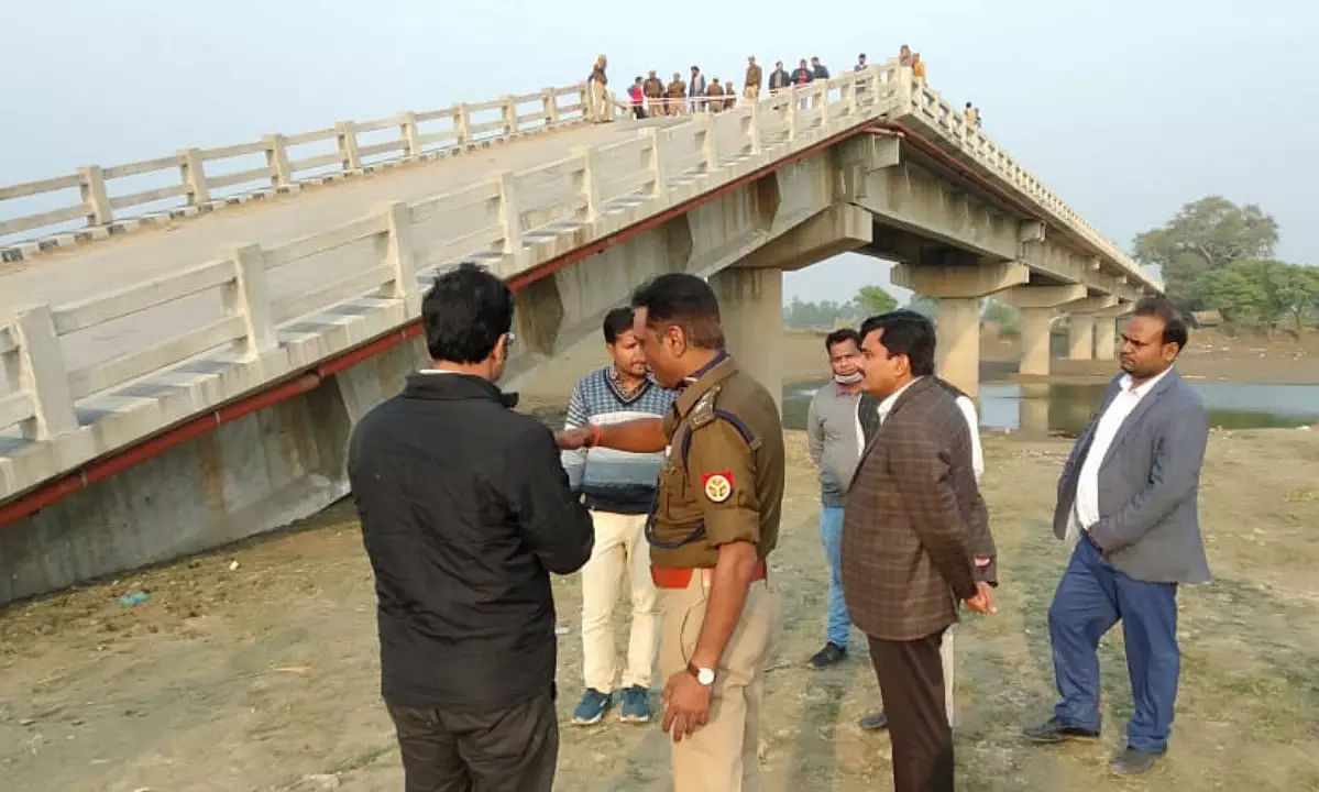 Bridge in Uttar Pradesh Breaks Into Three Parts