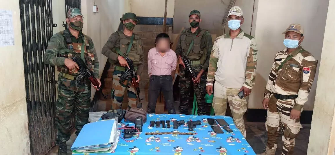 Manipur: Assam Rifles Arrests Myanmar National With Arms In States Tengnoupal District