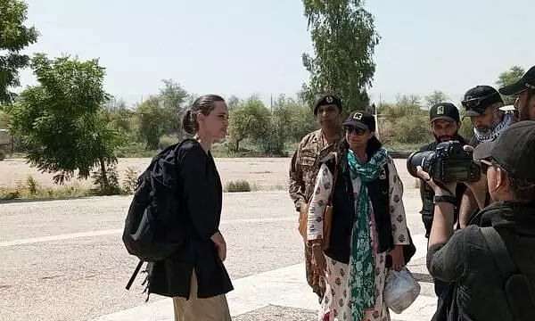 Angelina Jolie Visits Pakistan To Support People Affected by Floods