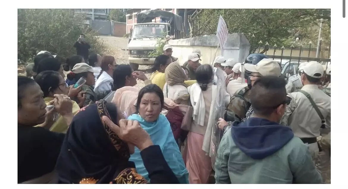 Manipur: Massive Protest Sets Off After Accused Killer Girlfriend Arrives Court