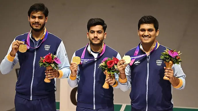 Asian Games 2023: Indian Mens Air Rifle Team Sets World Record, Clinches Gold